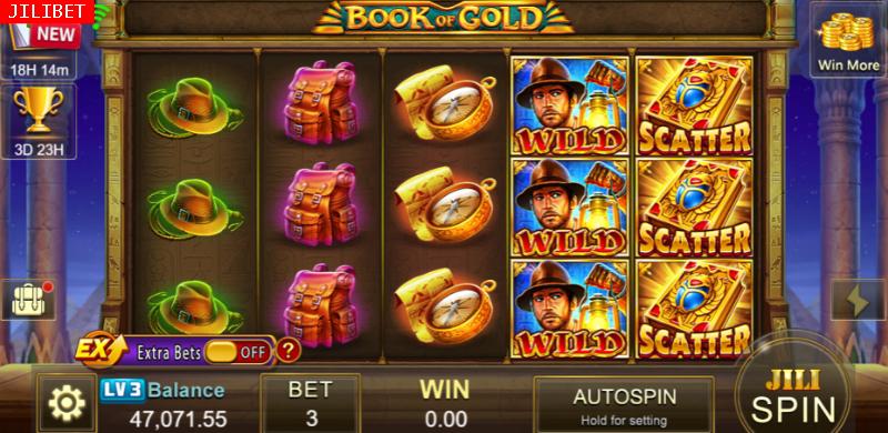JILIBET Book Of Gold Slot Machine