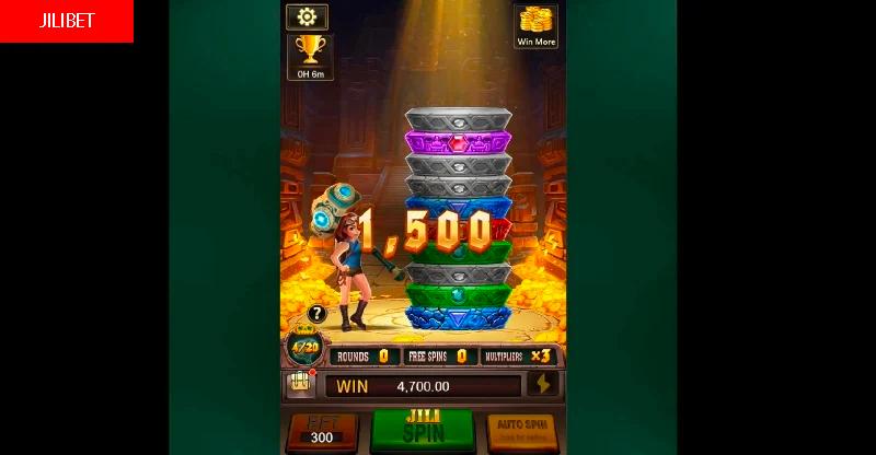JILIBET Secret Treasure Slot Machine Multipliers