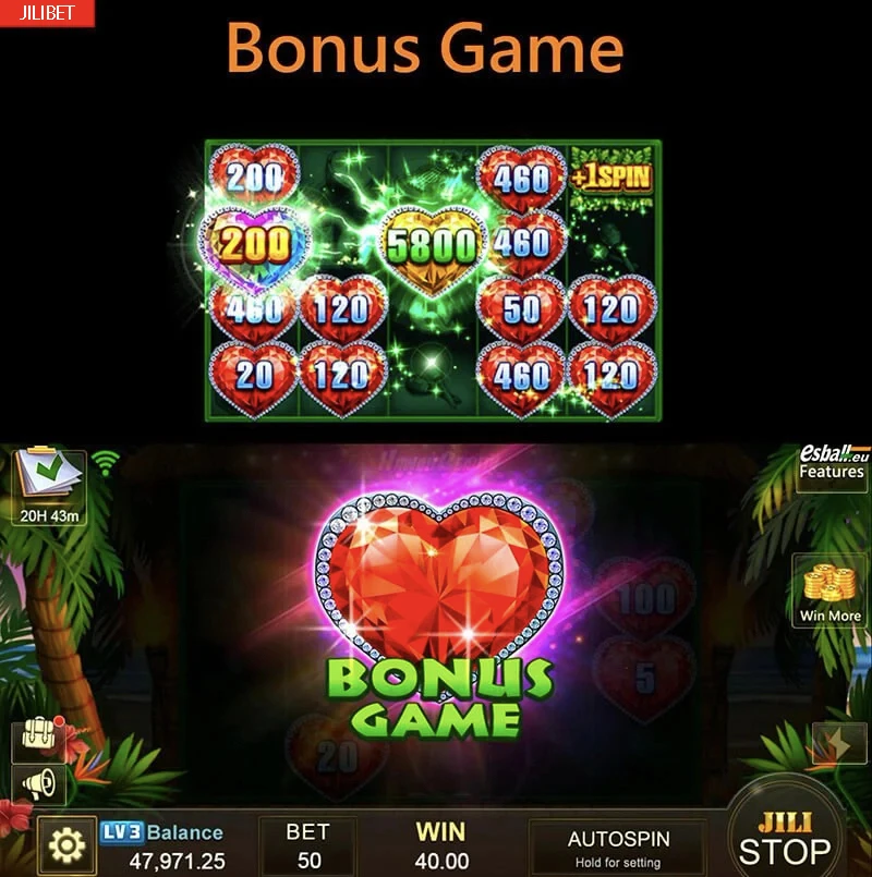 Hawaii Beauty Slot Machine Bonus Game
