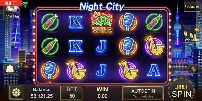 JILIBET Night City Slot Machine