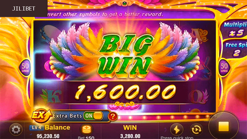 JILIBET Samba Slot Machine Big Win